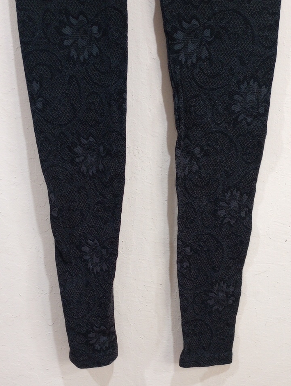 Nikibiki Black Stretch Floral Leggings, OS - Picture 3 of 9
